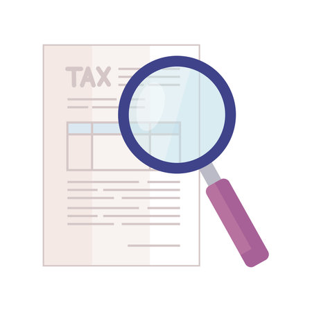 tax declaration reportのイラスト素材