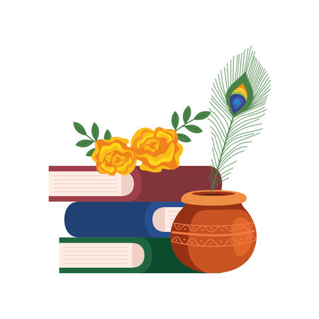 vasant panchami festivalのイラスト素材