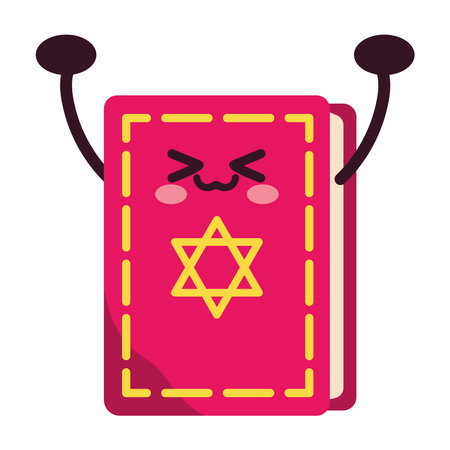 hanukkah character torahのイラスト素材