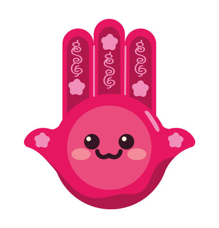 hanukkah character hamsaのイラスト素材