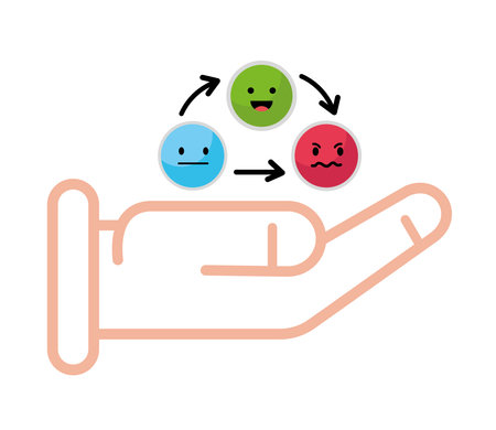 emotions expression feelingのイラスト素材
