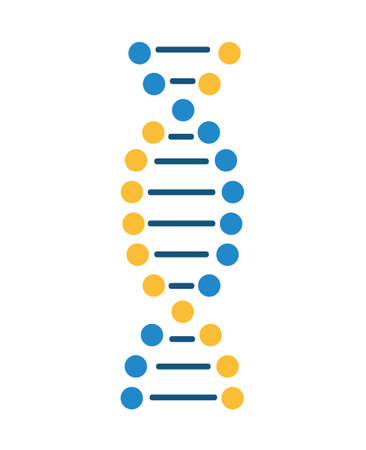 down syndrome dna moleculeのイラスト素材