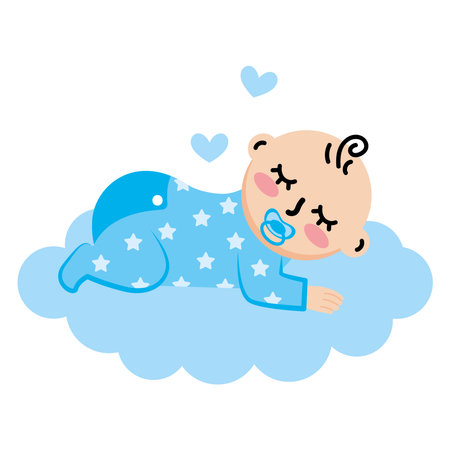 baby shower eventのイラスト素材