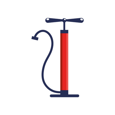 bicycle equipment pump airのイラスト素材