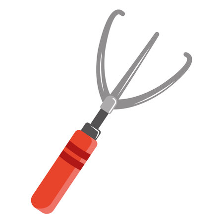 planting equipment pitchforkのイラスト素材