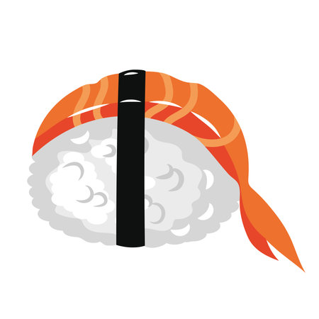 sushi shrimp foodのイラスト素材