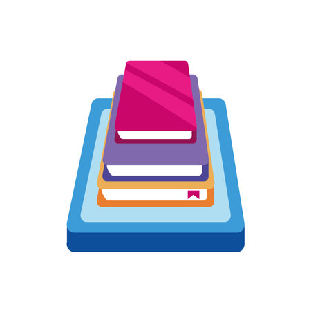 ebook literature appのイラスト素材