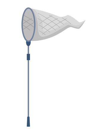 fishing net equipment icon isolatedのイラスト素材