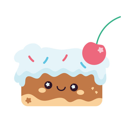 chocolate cake candy kawaii