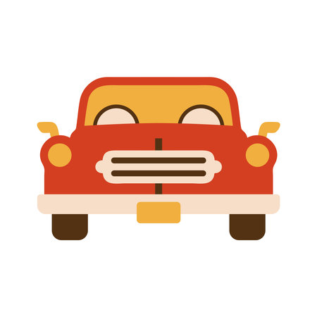 Vintage Object Classic Car Automobileのイラスト素材
