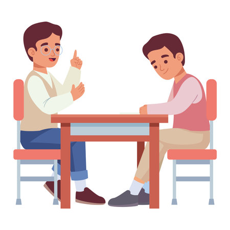 Students Council Debateのイラスト素材