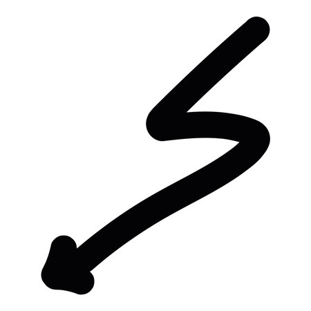 Elbow Arrow Sharp Anglesのイラスト素材