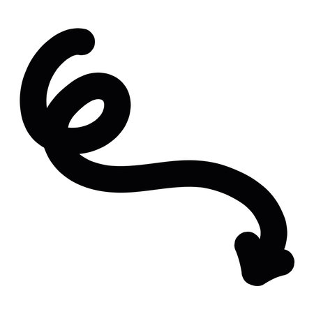 Elbow Arrow Loopedのイラスト素材