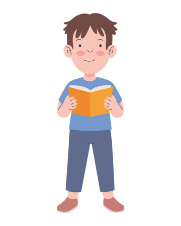 New Student Readingのイラスト素材