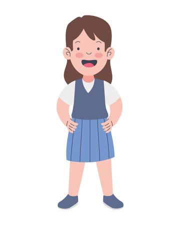 New Student Uniformのイラスト素材