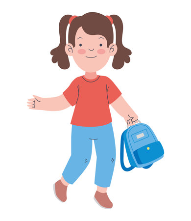 New Student Excitedのイラスト素材