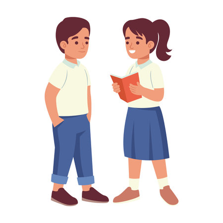 Students Council Conversationのイラスト素材