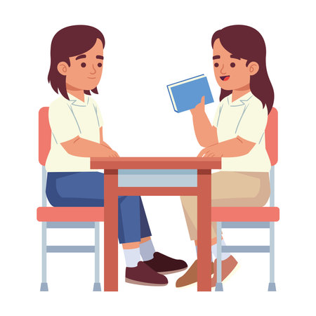 Students Council Teamworkのイラスト素材