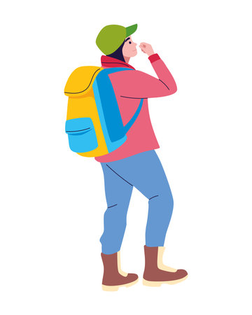 Eco Tourism Mapのイラスト素材