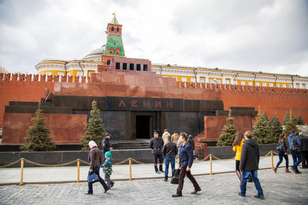 Main entrance into Leninのeditorial素材