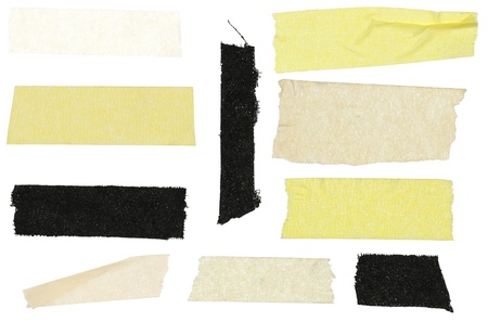 Sticky tape with white backgroundの写真素材