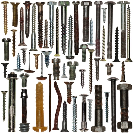 Screws and boltの写真素材