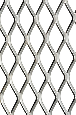 Iron wire fenceの写真素材