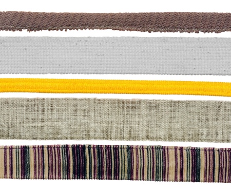 Strips of fabricの写真素材