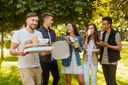 Summer lunch in the park