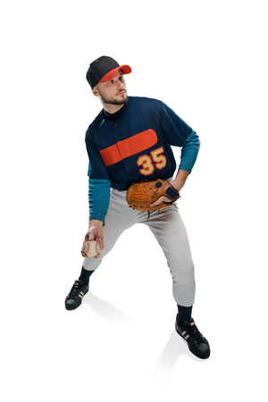 Motion of a baseball pitcher