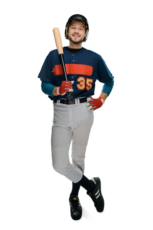 Portrait of a baseball batter