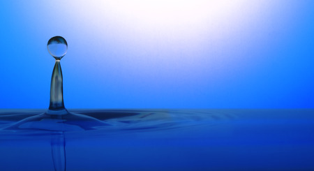 drop of water in the sun.の写真素材