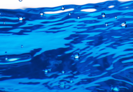 Water and air bubbles.