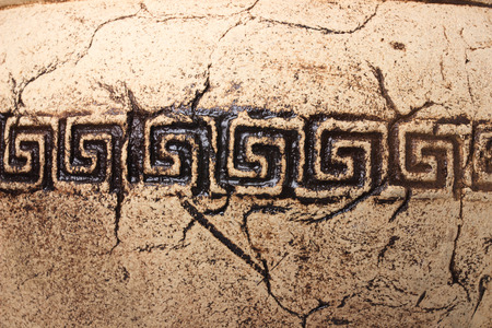 Greece ornament .の写真素材