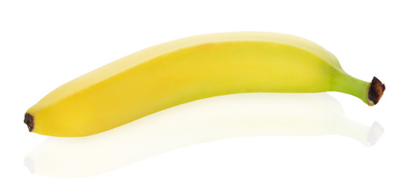 banana on the white background.の写真素材