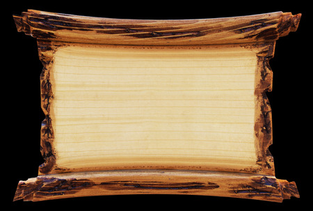 Antique tablets on the black background.の写真素材