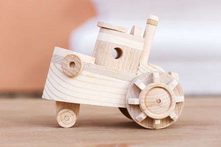 wooden model of boat.の写真素材