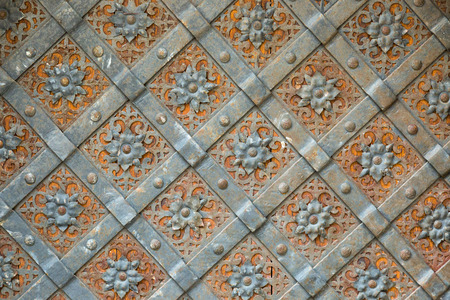 close up of vintage gate.の写真素材