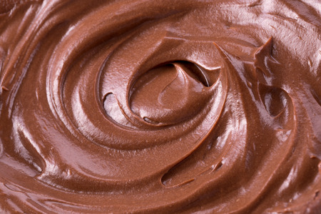 close up of melted chocolate.の写真素材