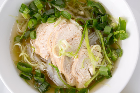 thai soup with meat.