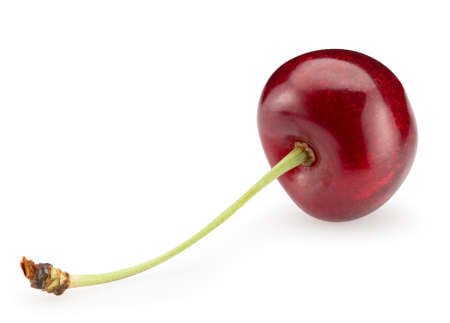 sweet cherry isolated on a white background.