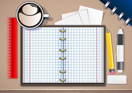 Vector copybookのイラスト素材