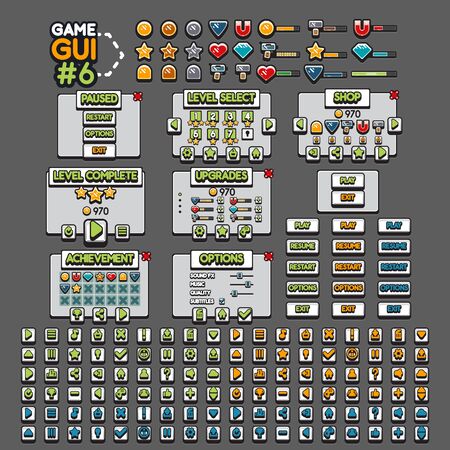 Game GUI #6のイラスト素材