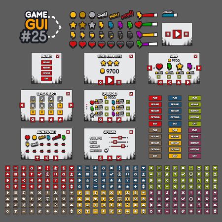 Game GUI #25のイラスト素材