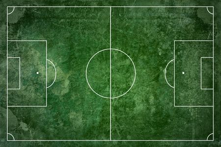 Grunge football field texture backgroundの写真素材