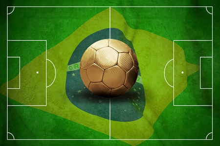 Grunge football field texture backgroundの写真素材