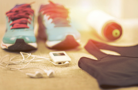 Beautiful sport set for running.の写真素材