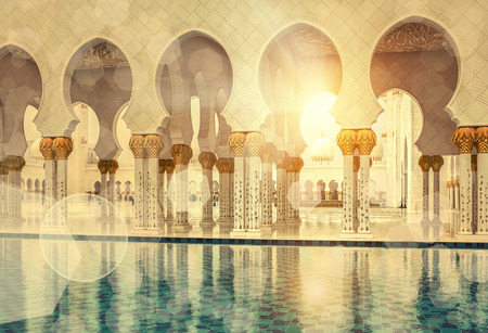 Mosque of Sheikh Zayed in UAE.のeditorial素材