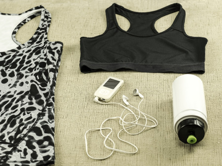 Beautiful sport set for running.の写真素材