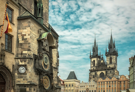 One of the famous popular travel place in world - Prague under sunlight.の写真素材